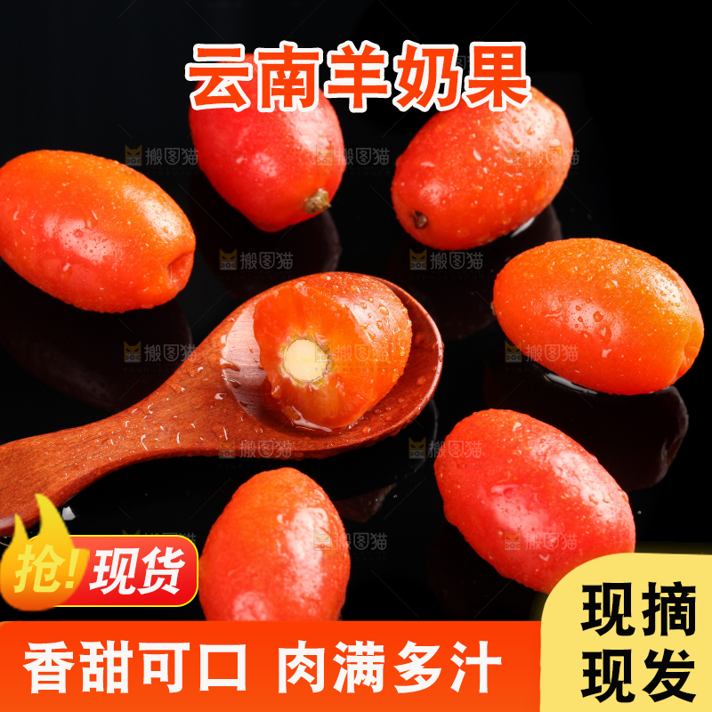 勺子里的羊奶果