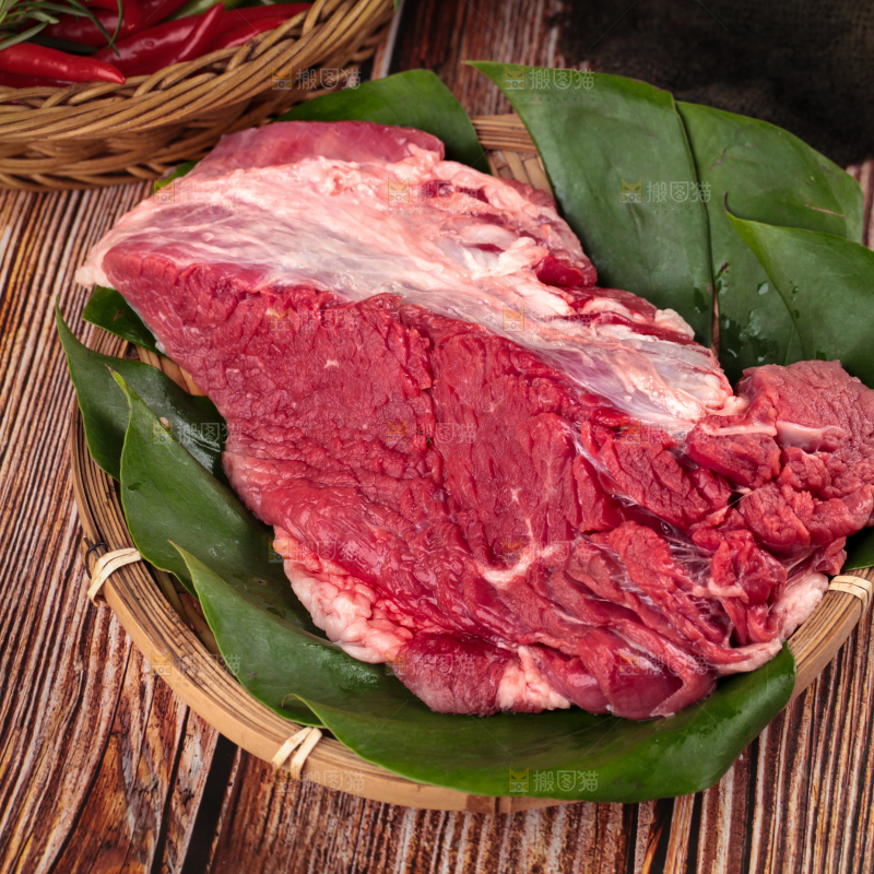 木底上的贵州土黄牛肉