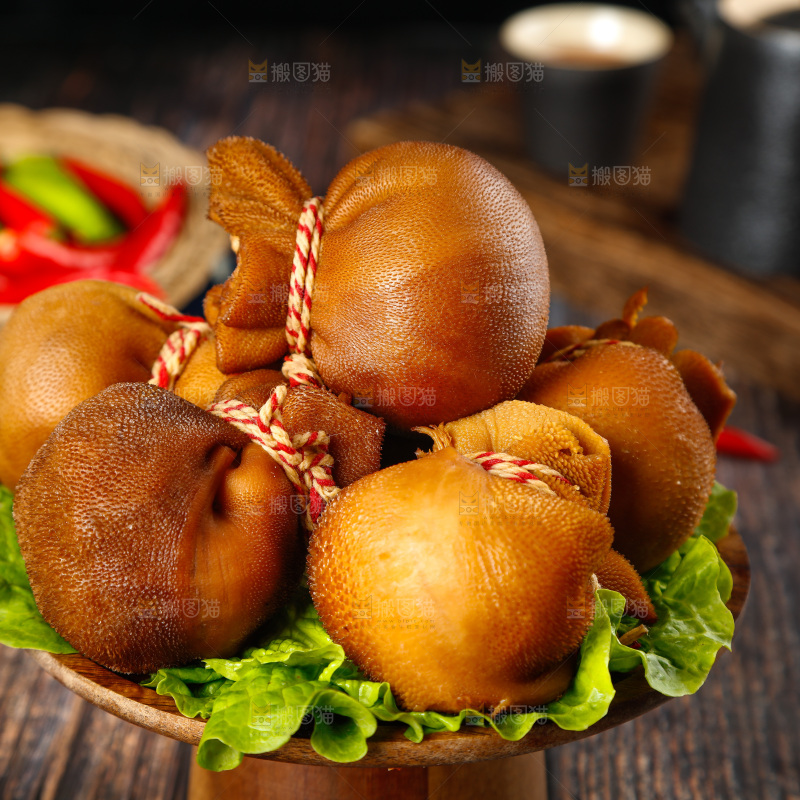 白底上的羊肚肉