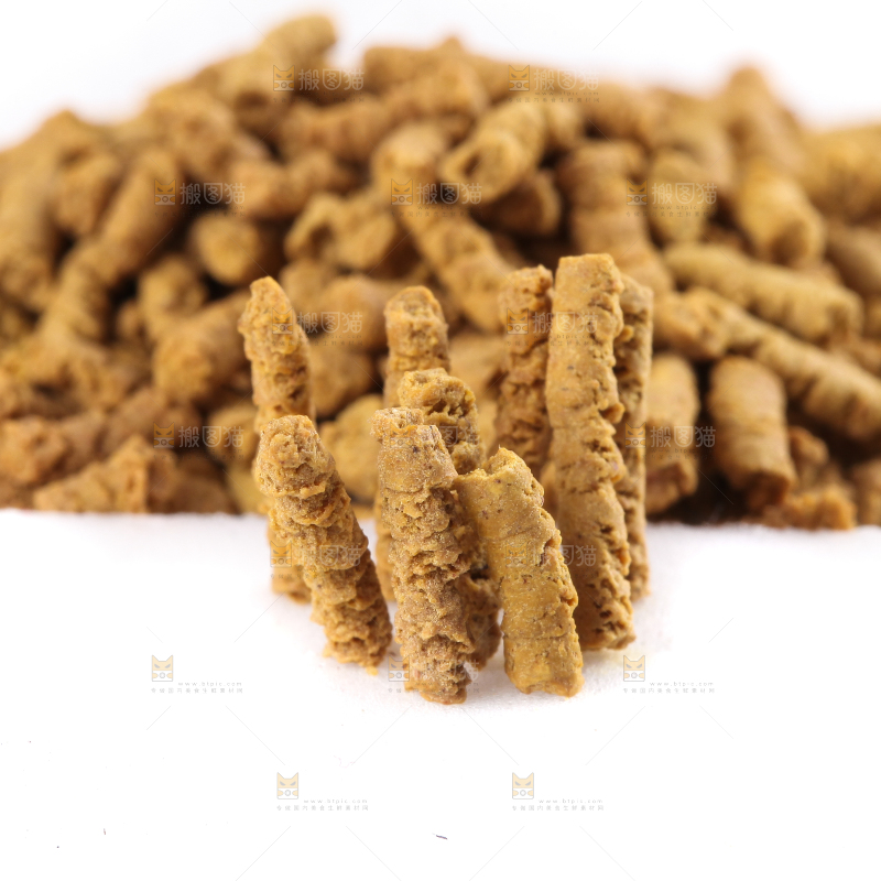 白底上的苦荞