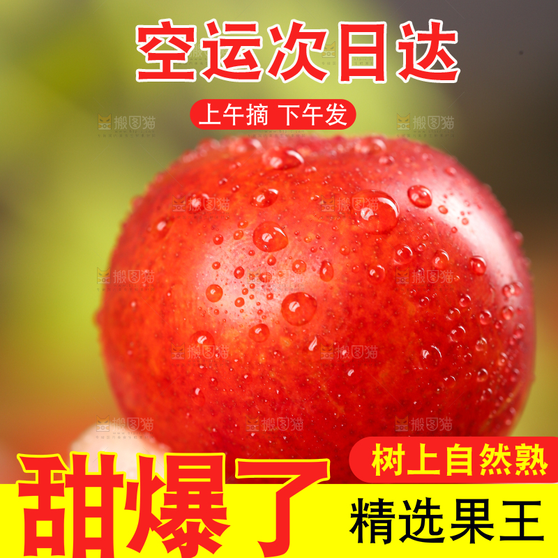 手里拿着新鲜李子