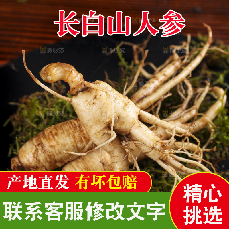 深底上的人参