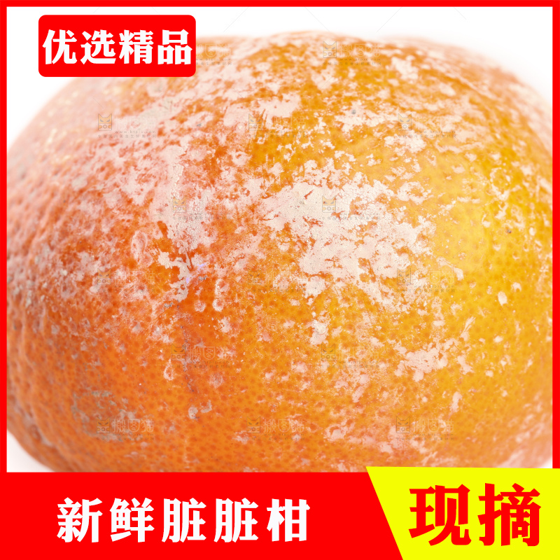 白底上的茂谷柑