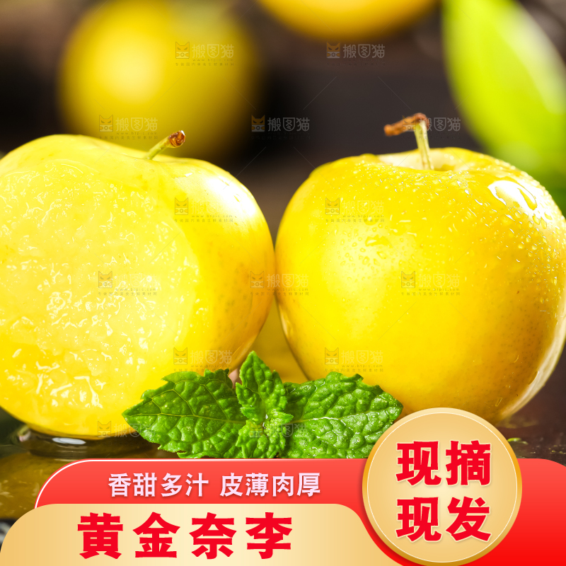 石板上的黄金李子