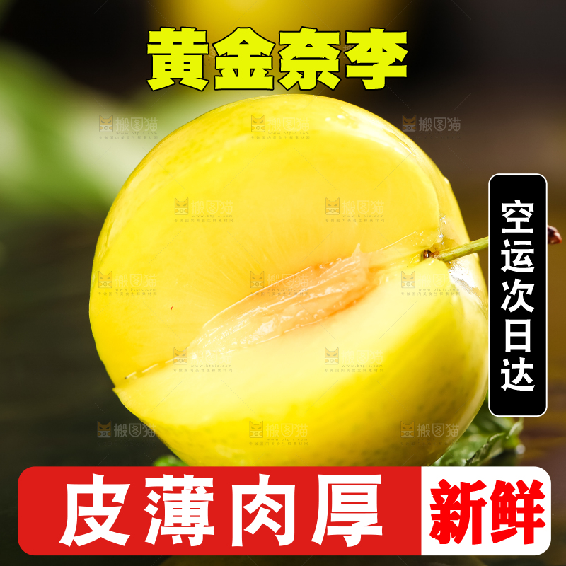 石板上的黄金李子