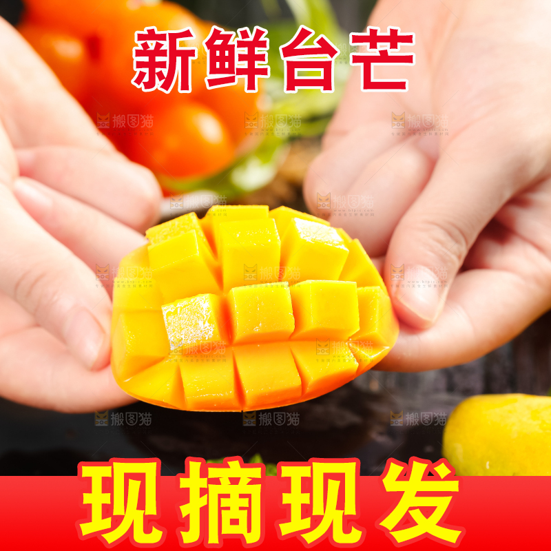 手里拿着台芒