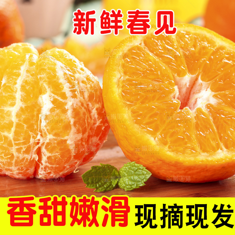 木板上放着四川耙耙柑