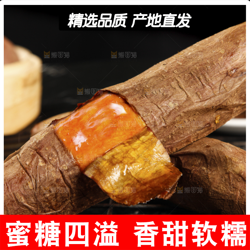 黑底上的山东烟薯