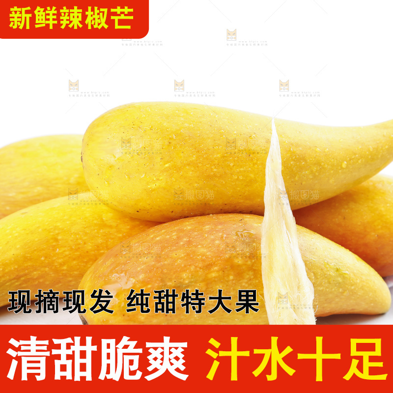 白底上的辣椒芒
