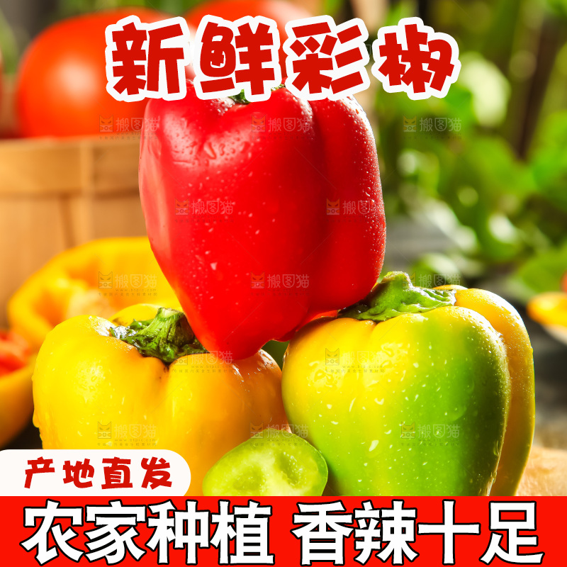 木板上的广西灯笼椒