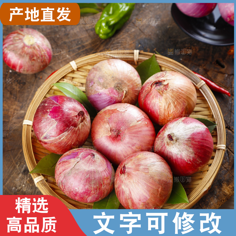 篮子里的新鲜洋葱