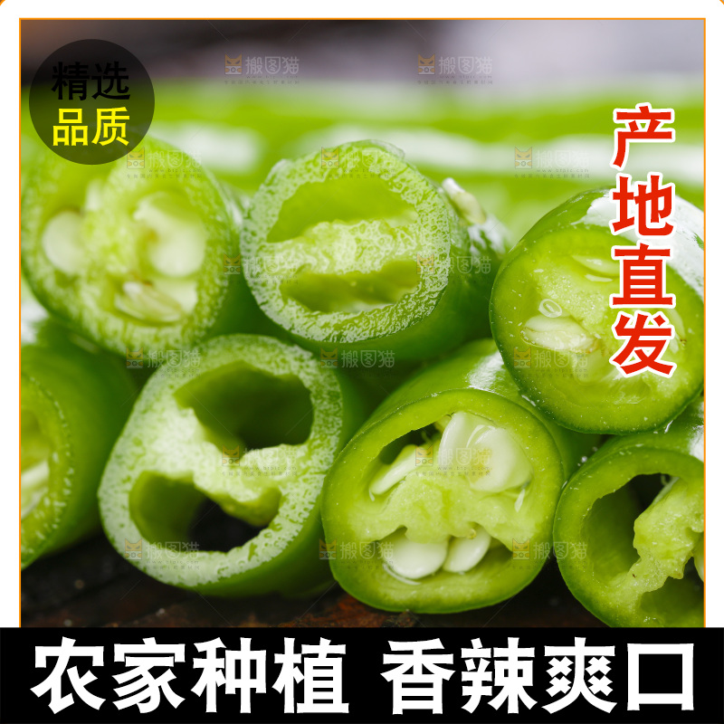 深底上的二荆条辣椒
