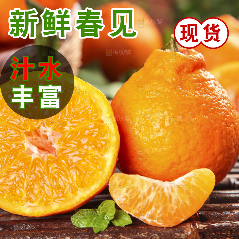 木板上的春见耙耙柑