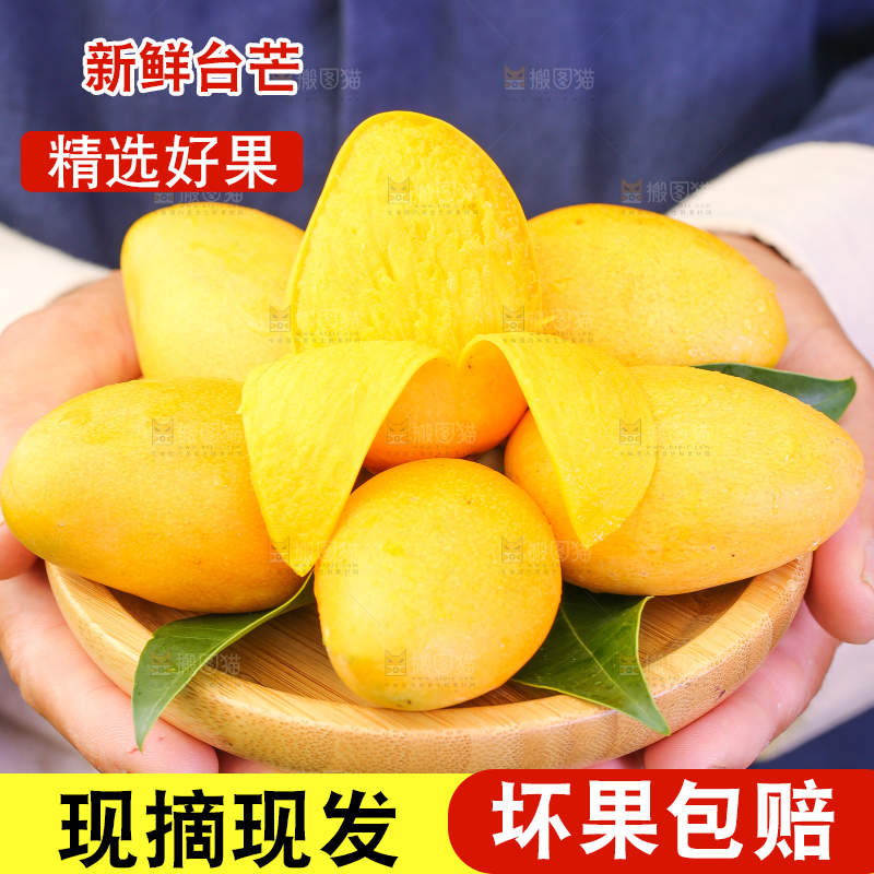 篮子里装着海南小台芒