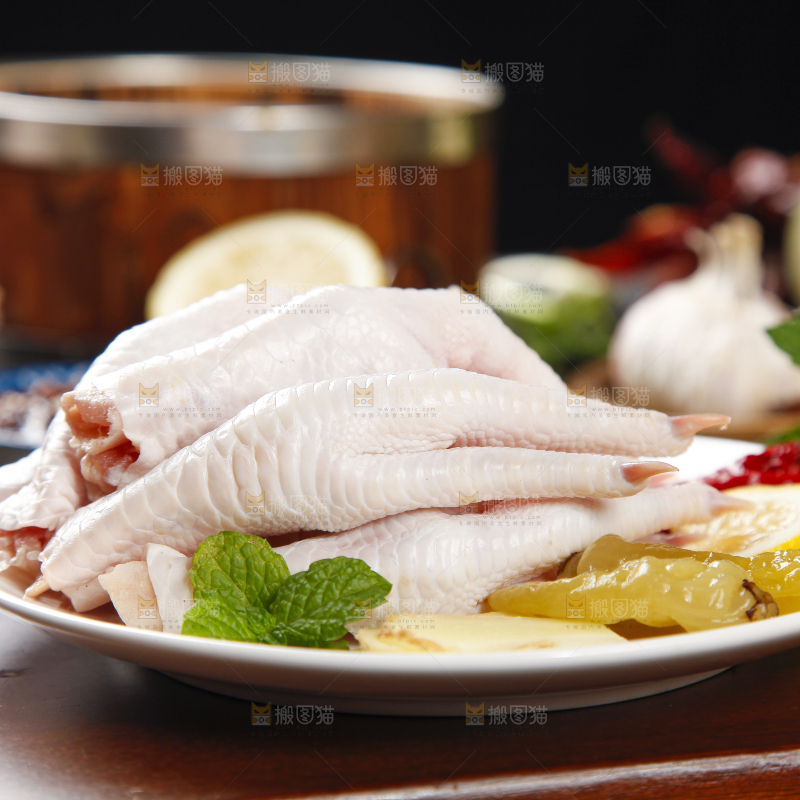 深底上的土鸡爪