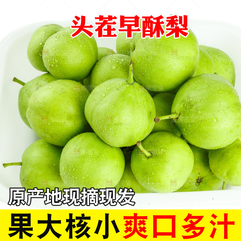 盒子里装着早酥梨