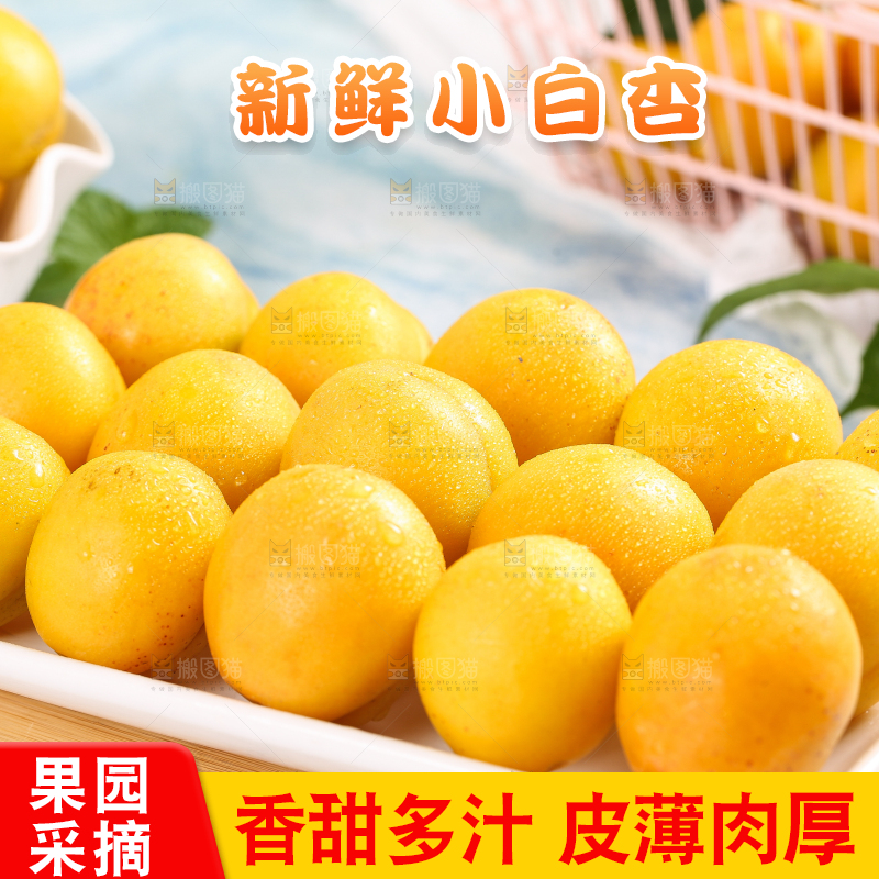 碟子里装着珍珠油杏