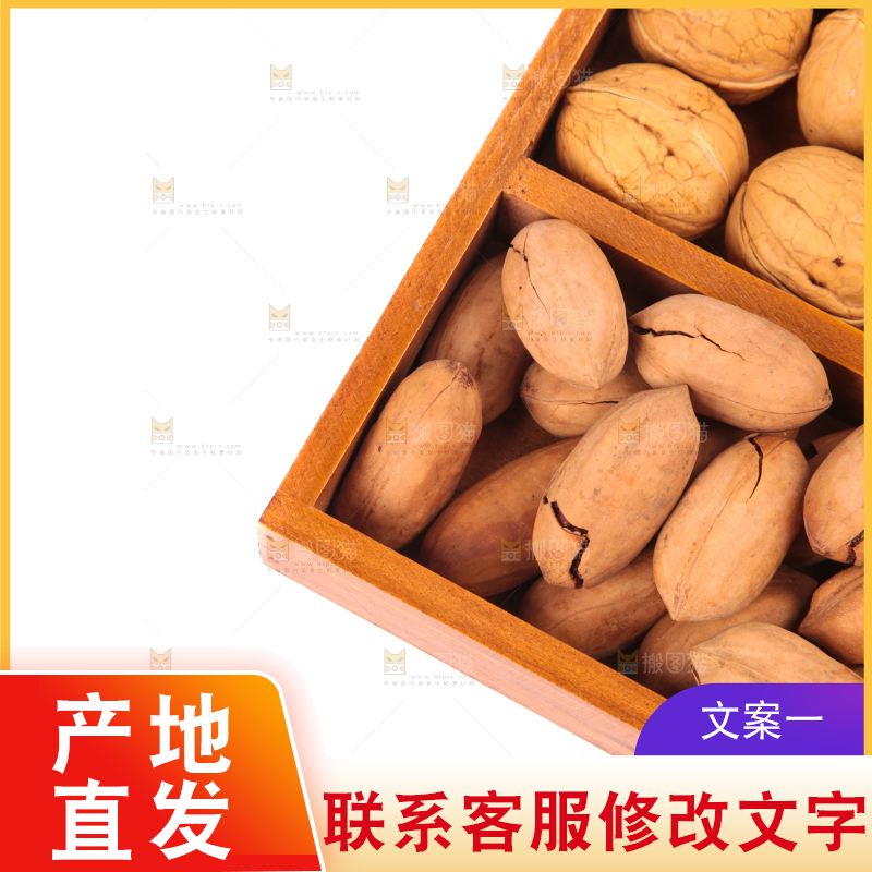 浅底上的干果素材