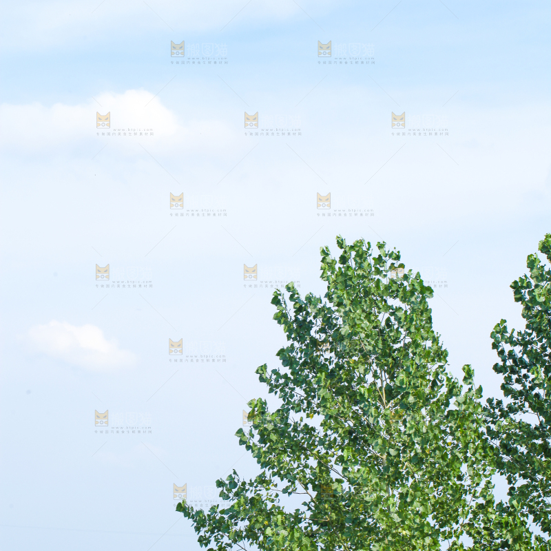 蔚蓝色的天空
