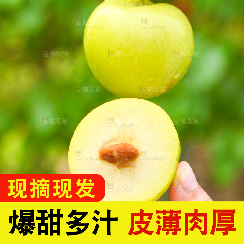 手里拿着蜂糖李子