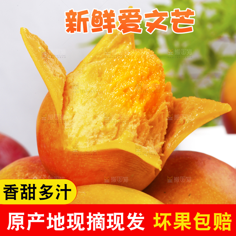 堆放着的苹果芒