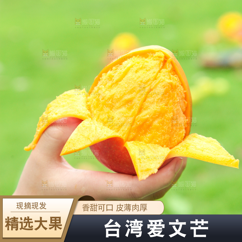 手里拿着苹果芒