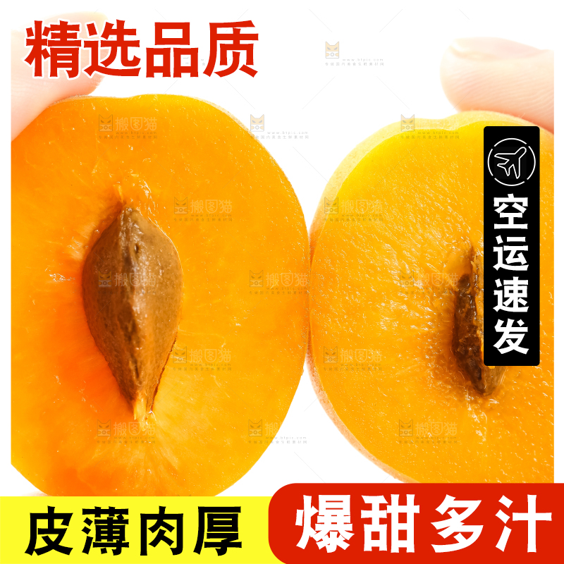 手里拿着大黄杏