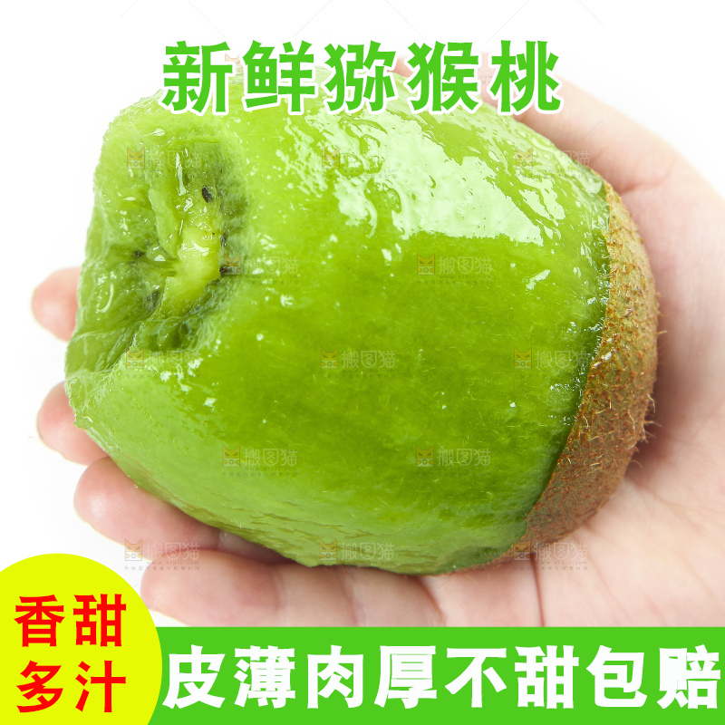 手里拿着徐香猕猴桃