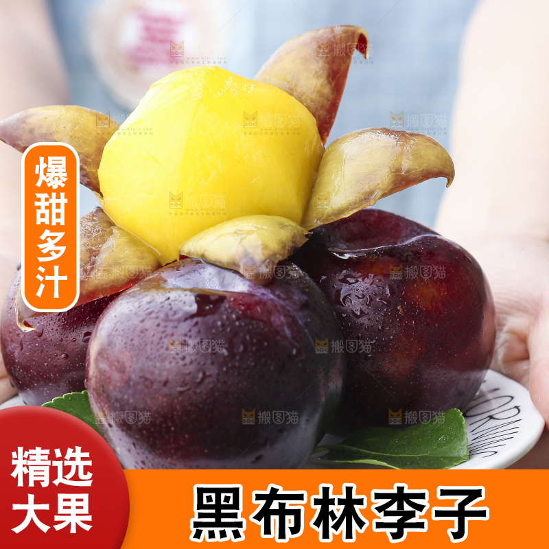 手里拿着一盘黑布林