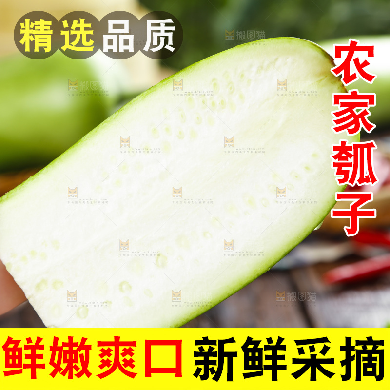 手里拿着瓠子