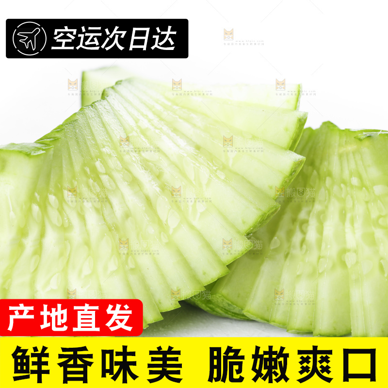 白底上放着刺青瓜