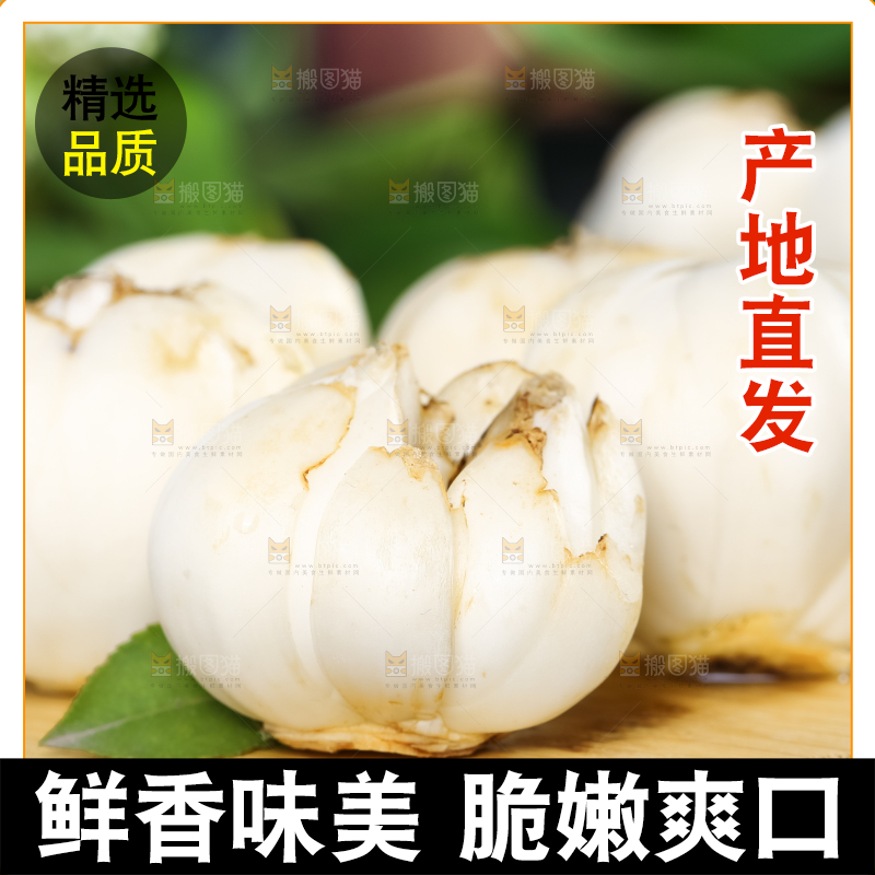 木板上摆放着鲜百合
