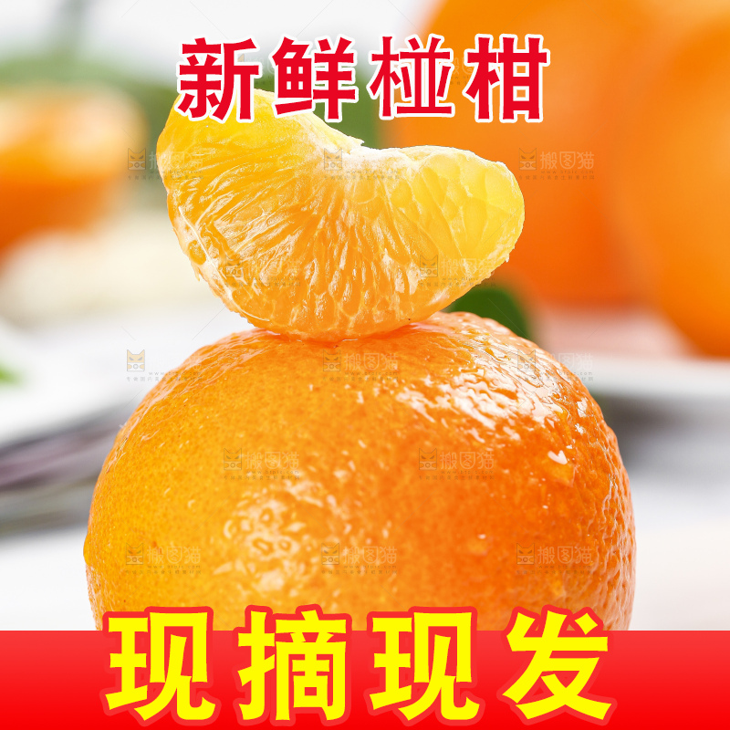 石板上的新鲜芦柑