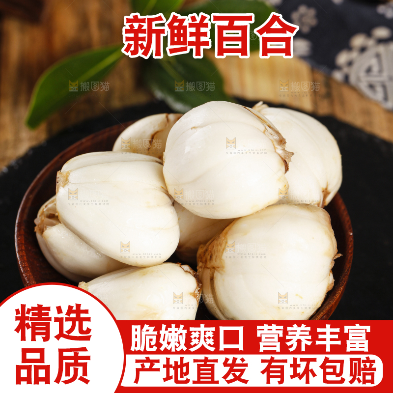 深底上摆放着兰州鲜百合