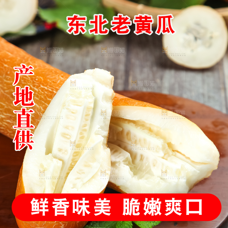 深底上放着老黄瓜