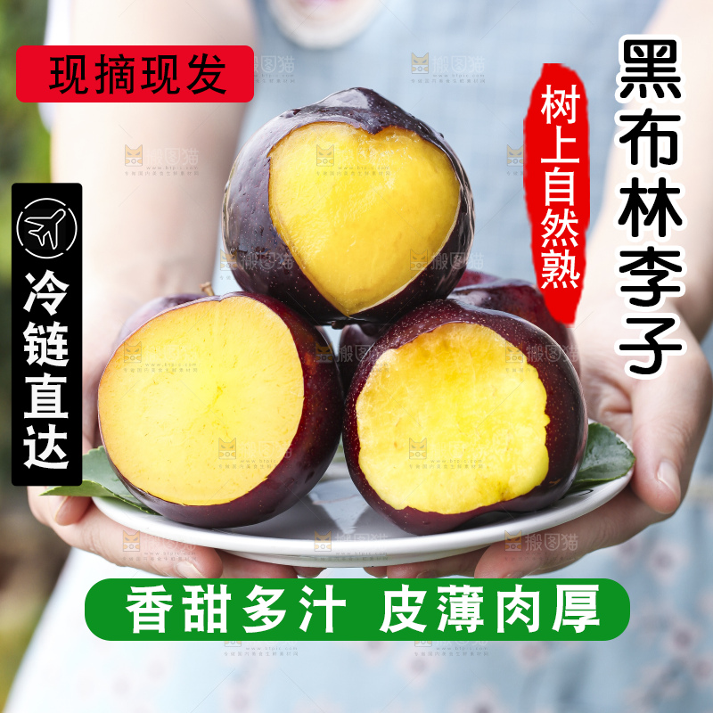 手里拿着一盘黑布林