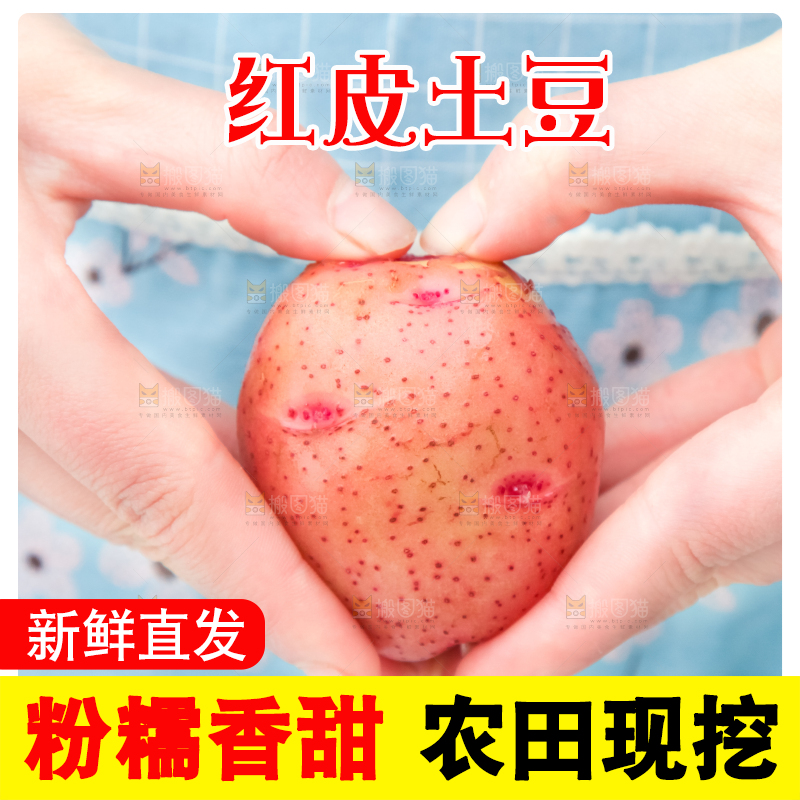 手里拿着土豆