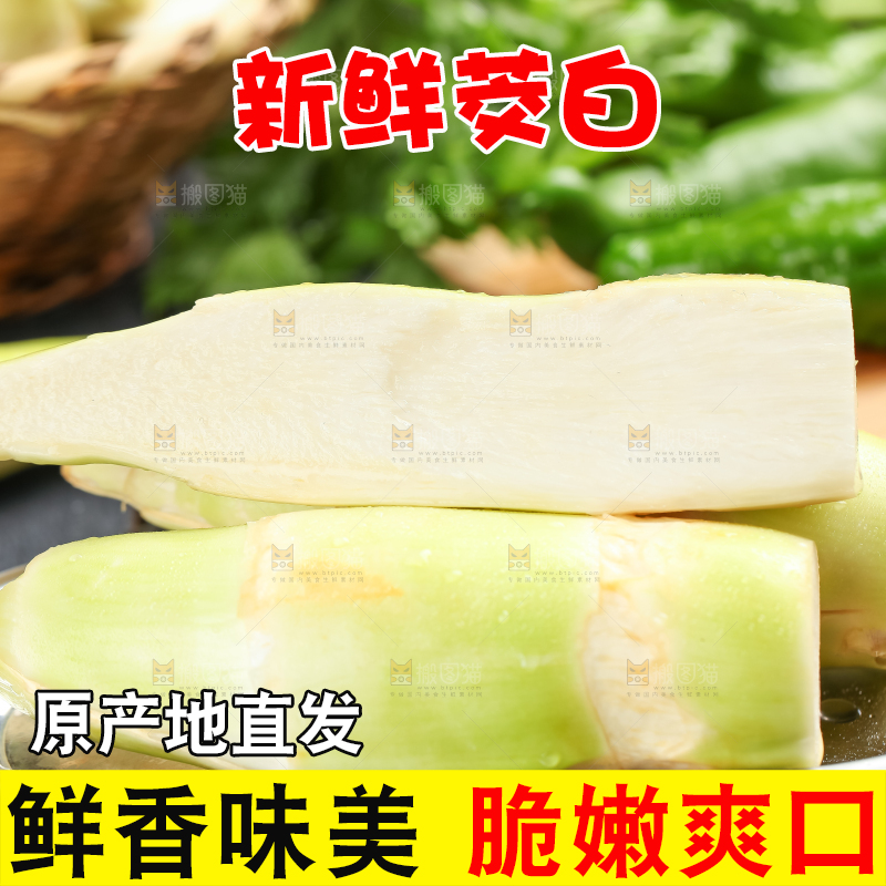 石板上的云南茭白