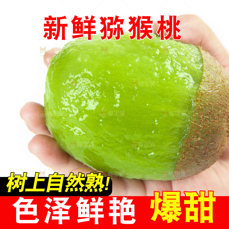 手里拿着徐香猕猴桃