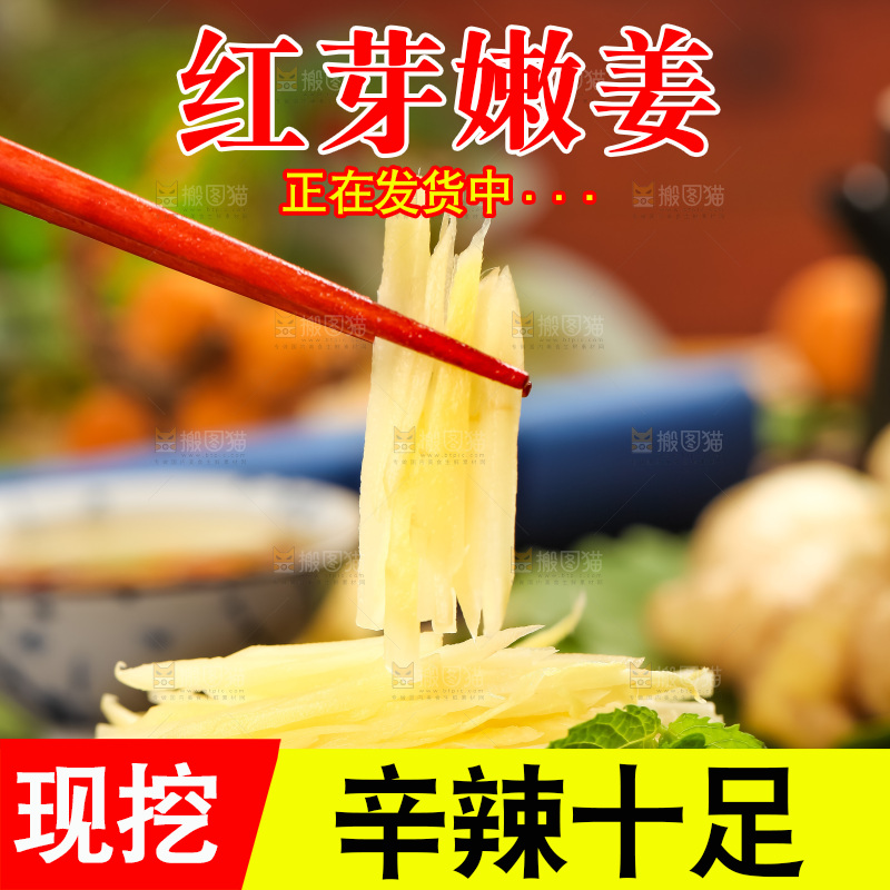 碗里装着嫩姜丝