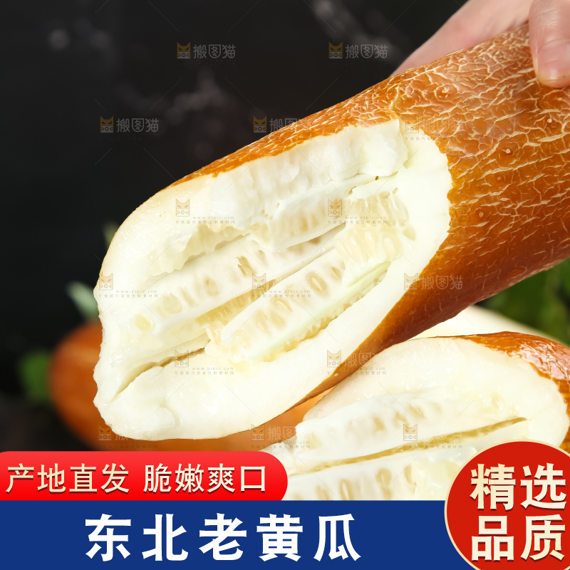 深底上放着老黄瓜
