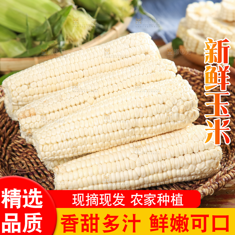 篮子里的福建牛奶水果玉米