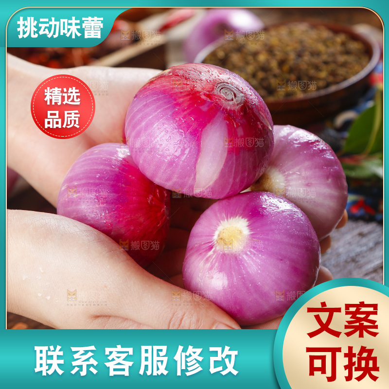 手里拿着新鲜洋葱