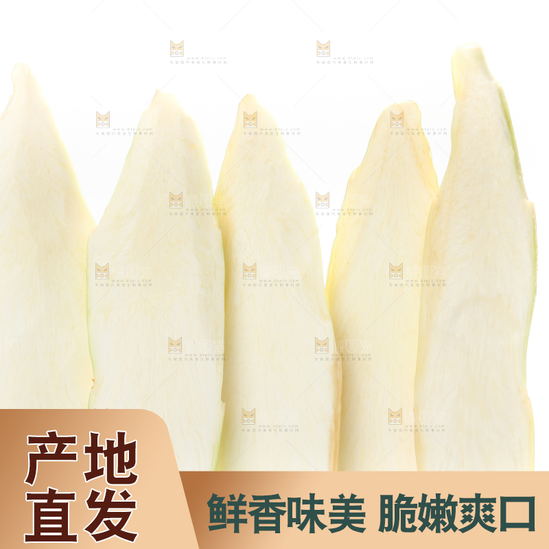 白底上的茭白