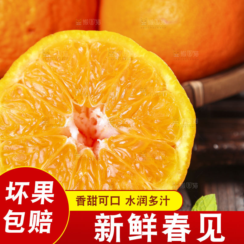 木板上的春见耙耙柑