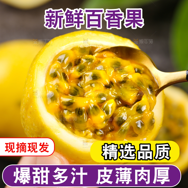 手里着福建黄金百香果