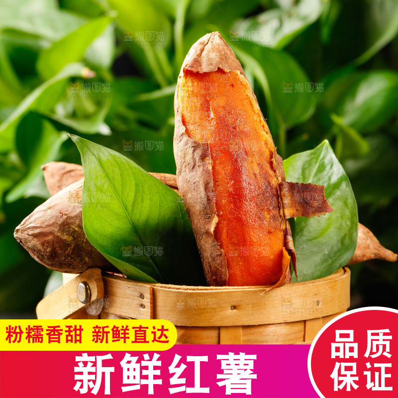 深底上的红薯