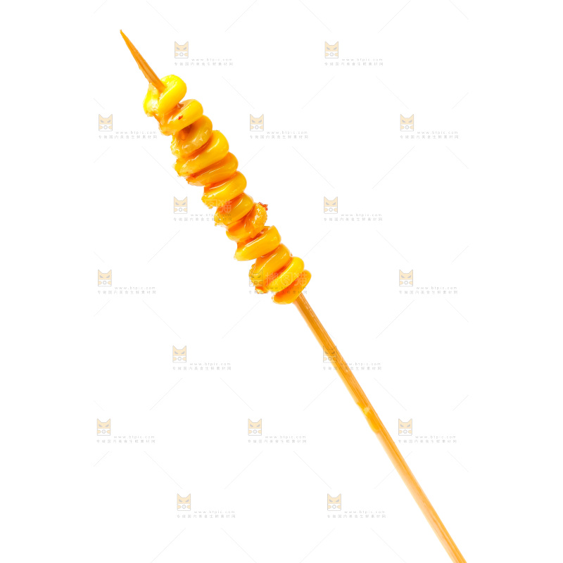 白底上的玉米串