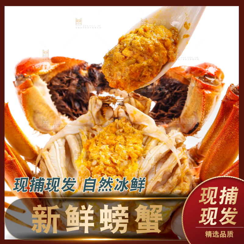 勺子里的蟹黄