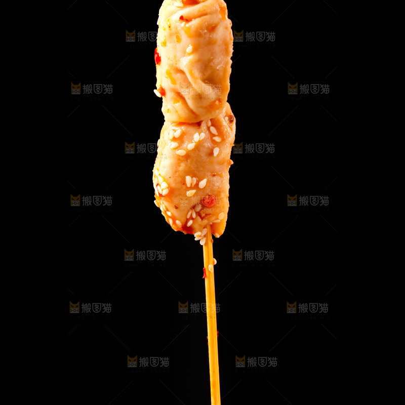 黑底上钵钵鸡食材